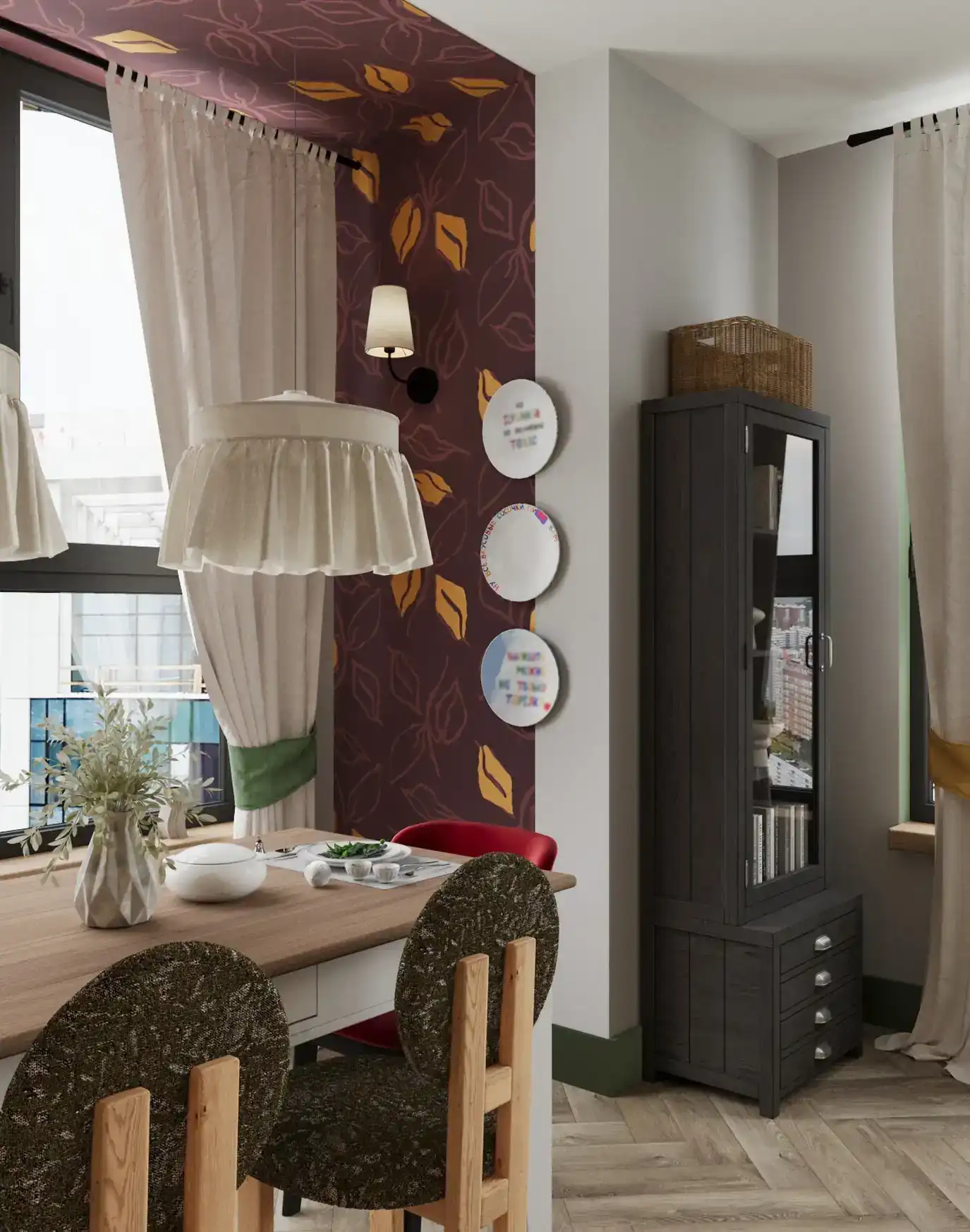 Izgalmasan berendezett, 49 m2-es otthon egy fiatal házaspárnak