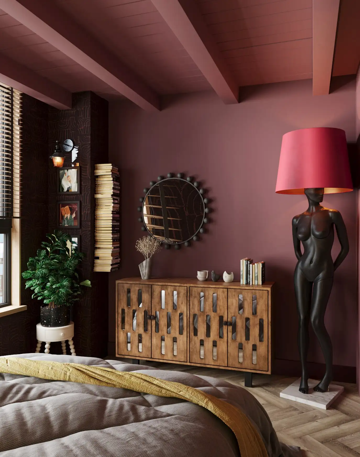 Izgalmasan berendezett, 49 m2-es otthon egy fiatal házaspárnak