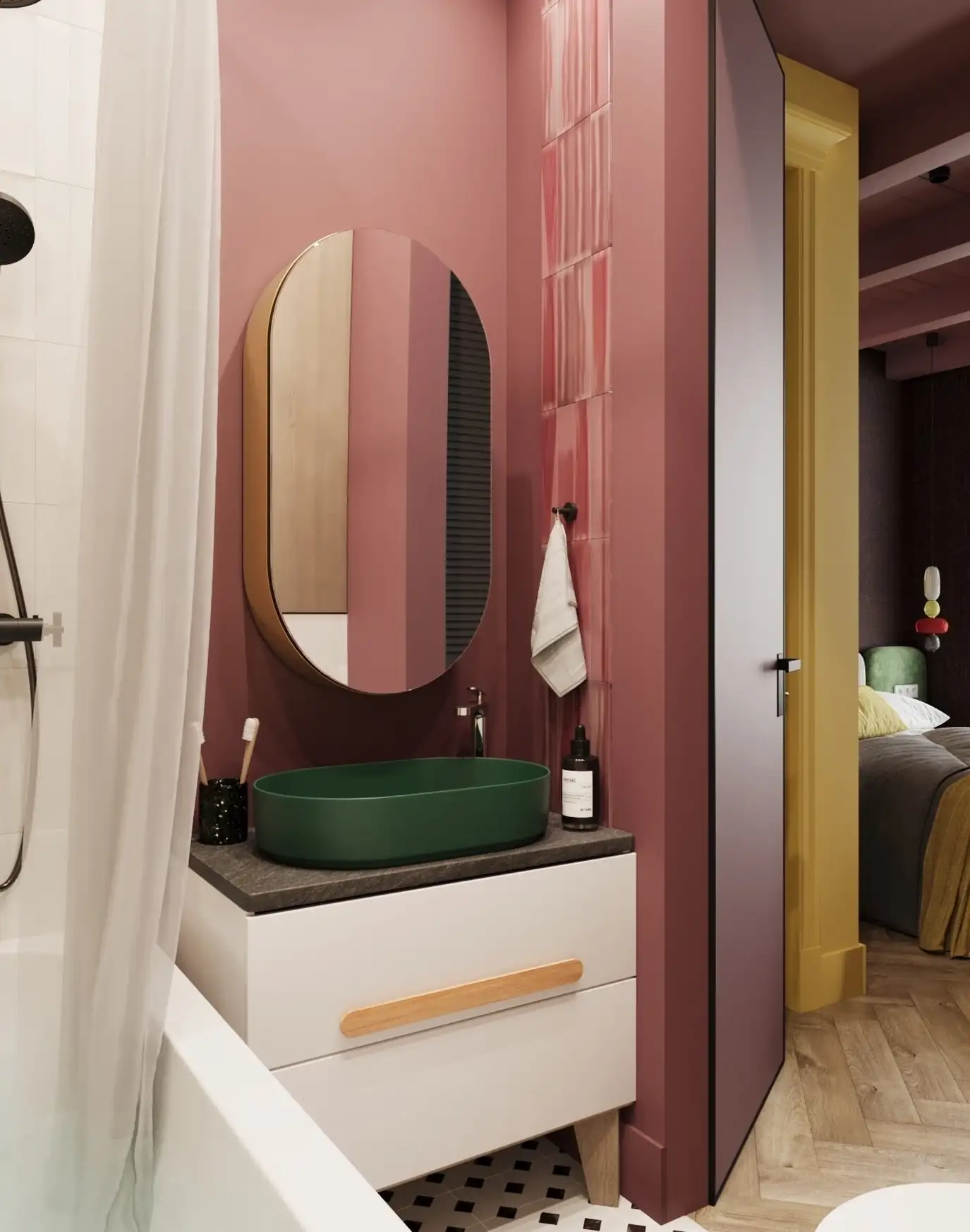 Izgalmasan berendezett, 49 m2-es otthon egy fiatal házaspárnak