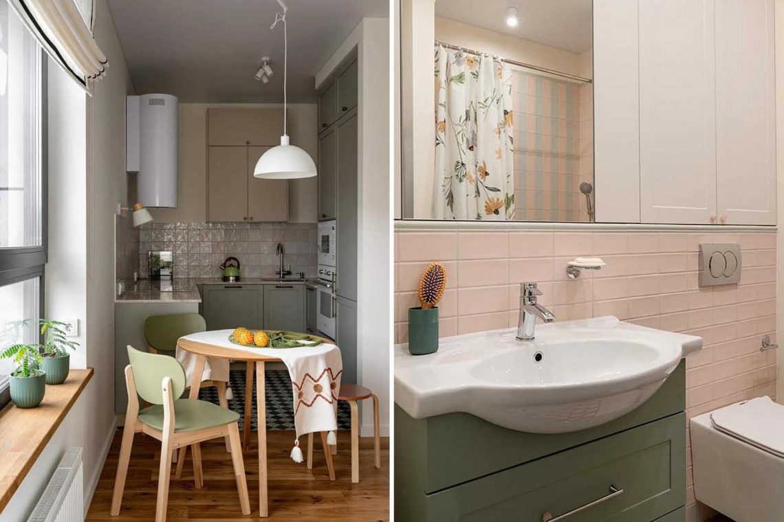 Kétgyermekes család 45 m2-es lakásban