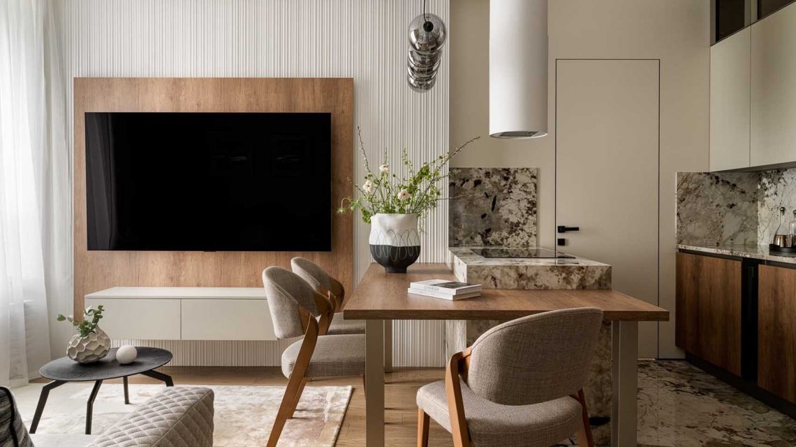 Látványos greslapok és színes gyerekszoba 68 m2-en