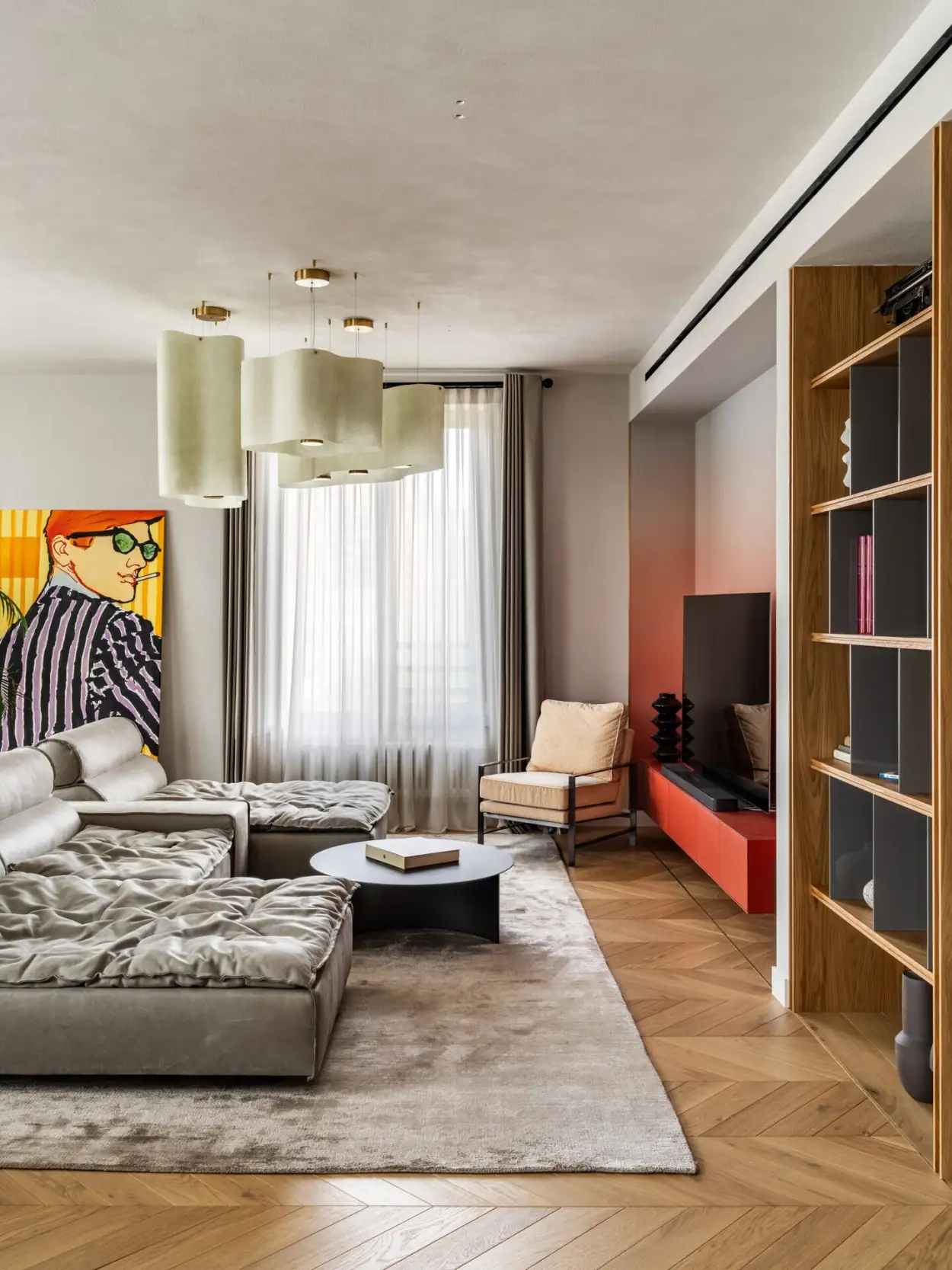 A sztereotípiákon túl: ilyen egy színes, otthonos férfi lakás