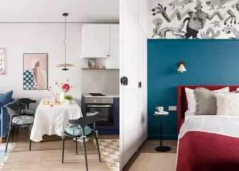 „Cukorka” enteriőr: Hogyan alakult át a fiatal nő 42 m2-es lakása színes otthonná?