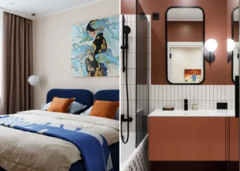 Amerikai konyhás lakás átalakítása fiatal nőnek, 51 m2