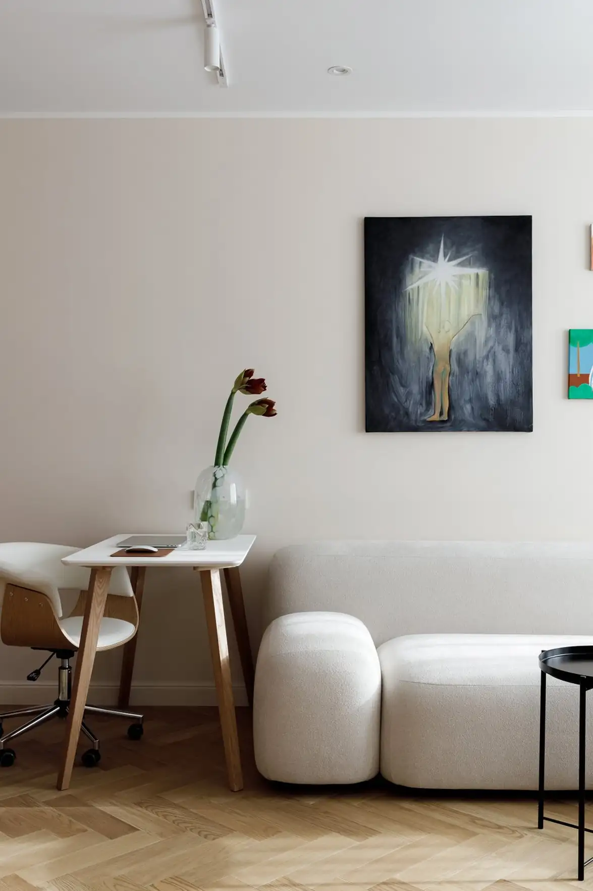 Amerikai konyhás lakás átalakítása fiatal nőnek, 51 m2