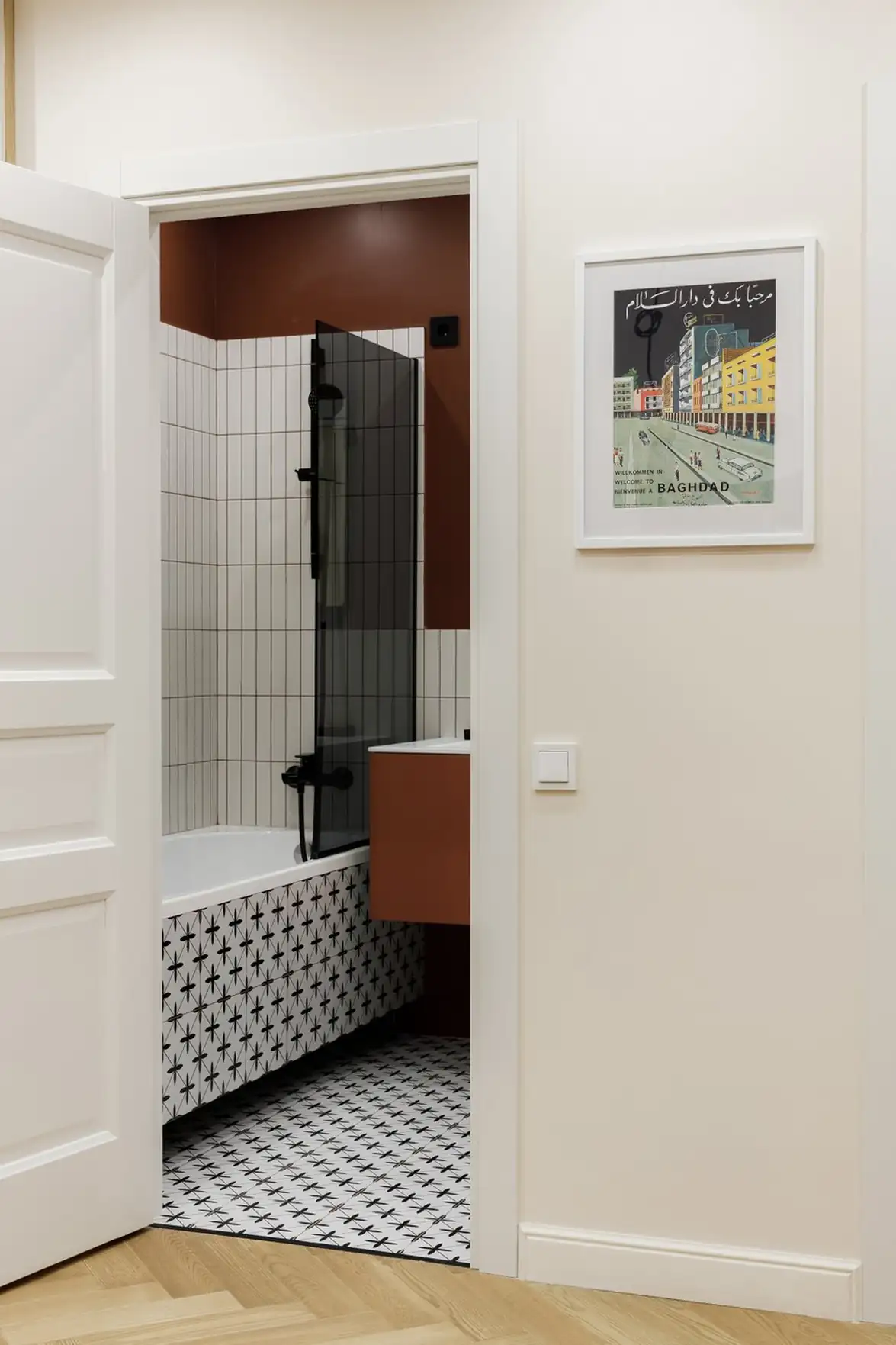 Amerikai konyhás lakás átalakítása fiatal nőnek, 51 m2