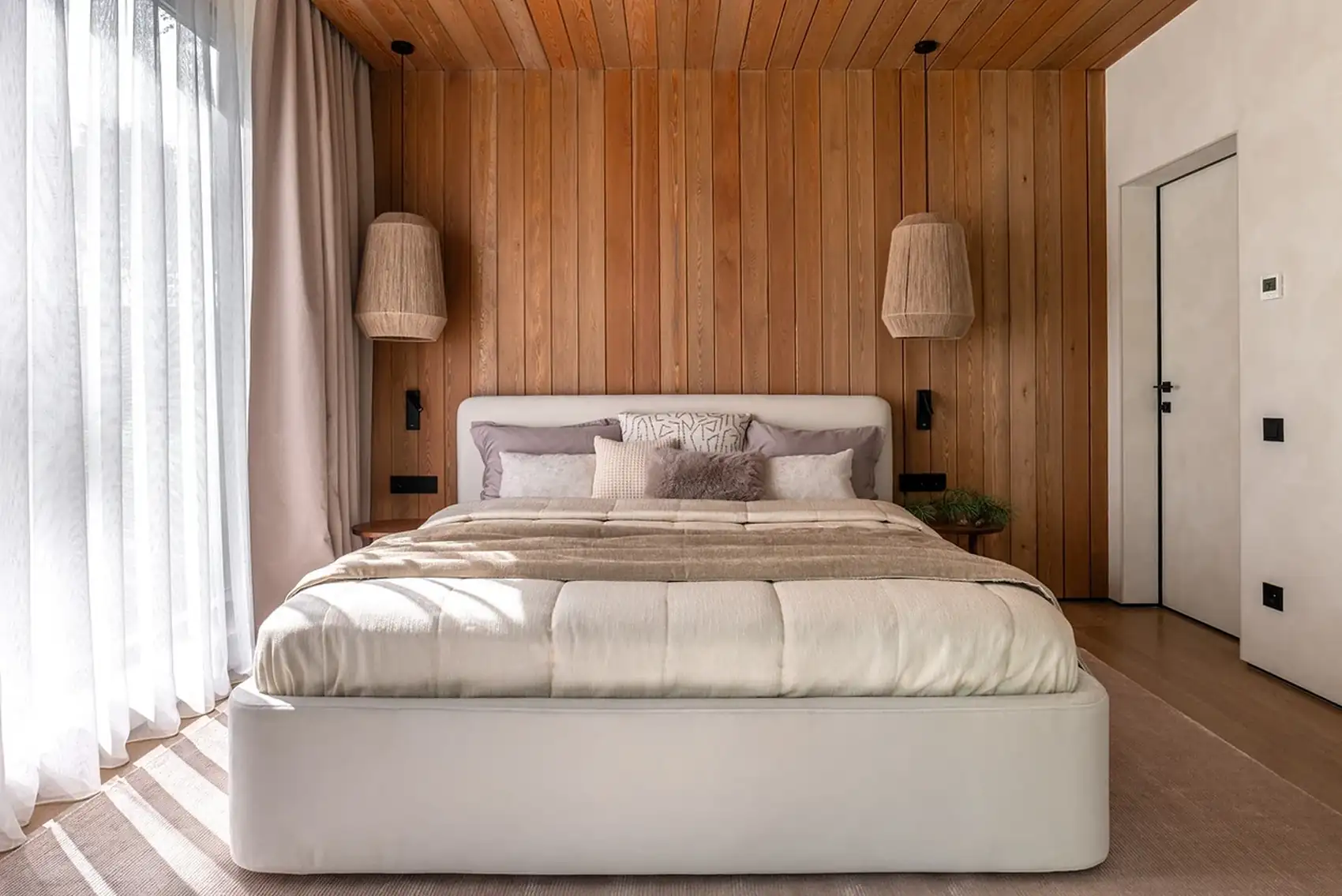 Modern skandináv minimalizmus finom japán esztétikai elemekkel ötvözve