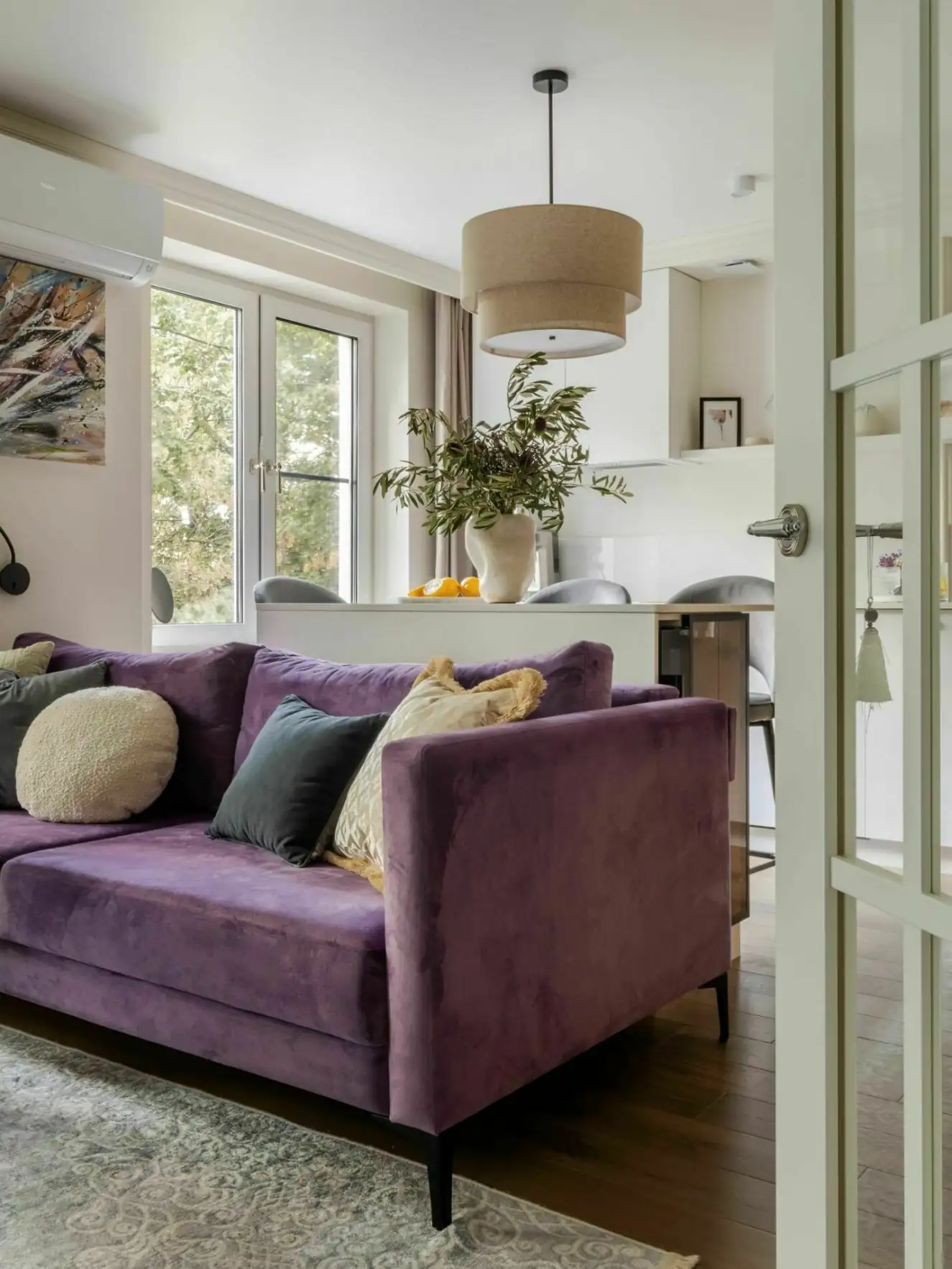 Hívogató és kényelmes kis otthon 44 négyzetméteren