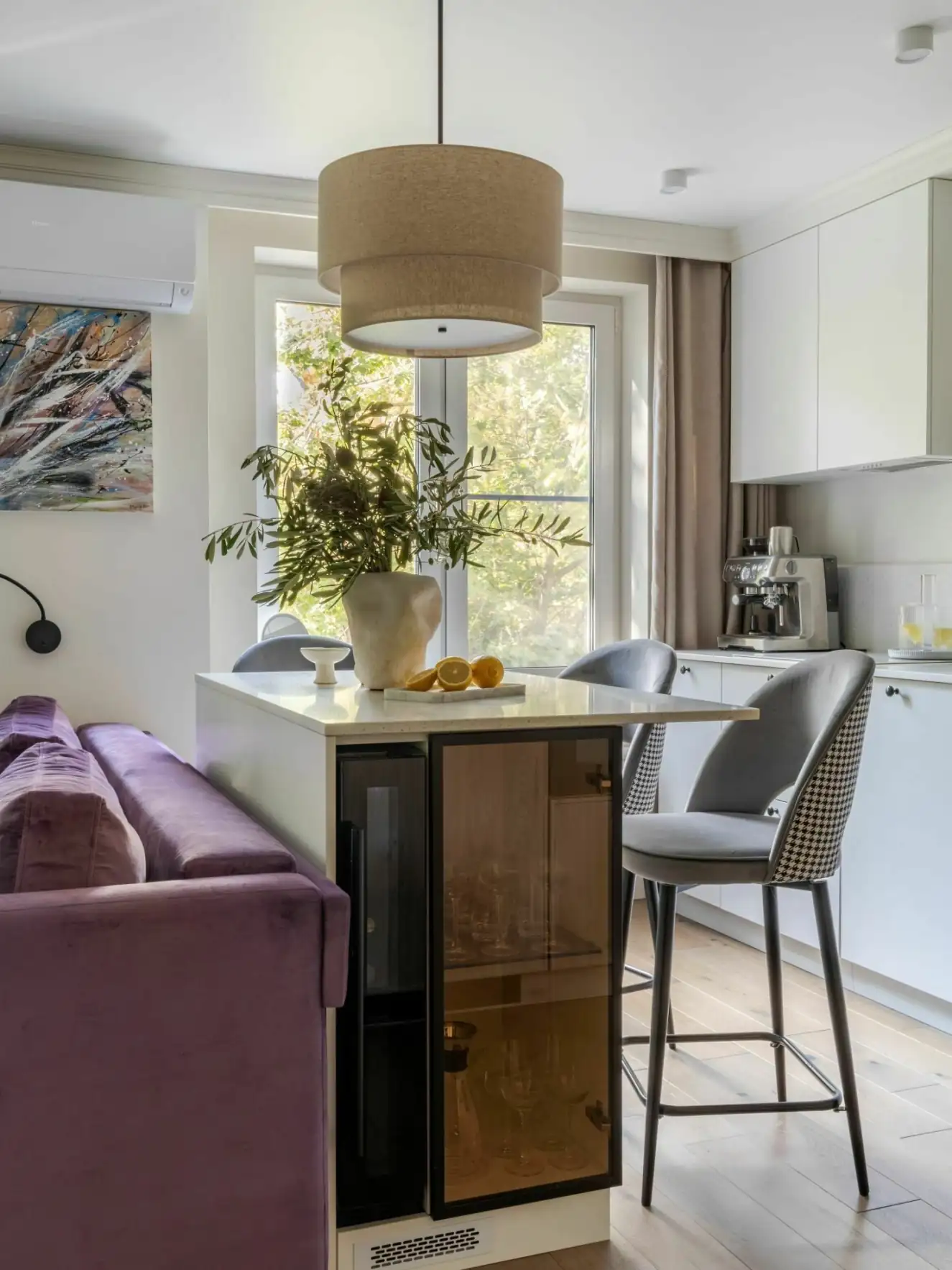 Hívogató és kényelmes kis otthon 44 négyzetméteren