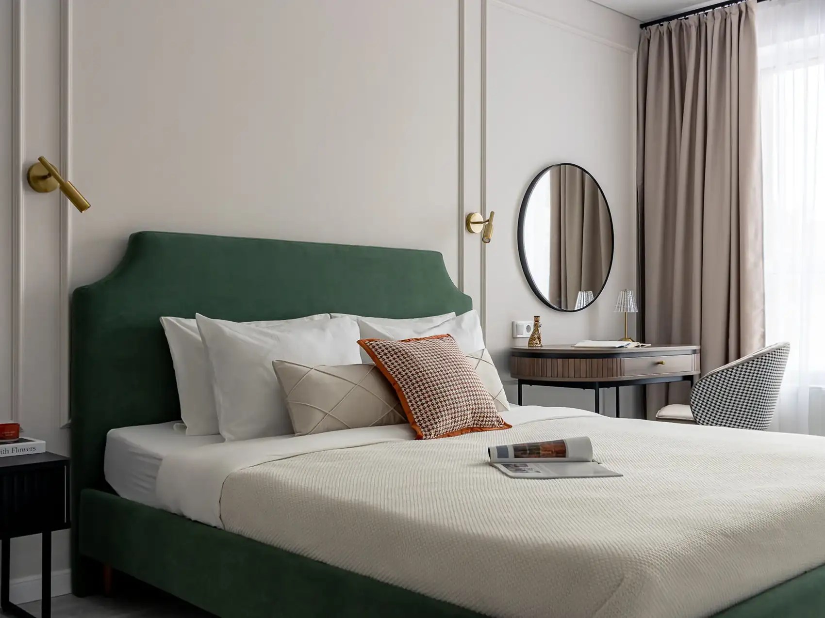 Finoman elegáns otthon egyedül élő hölgynek