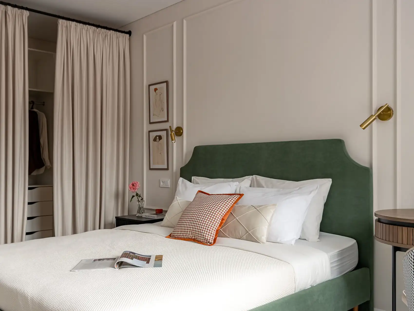 Finoman elegáns otthon egyedül élő hölgynek