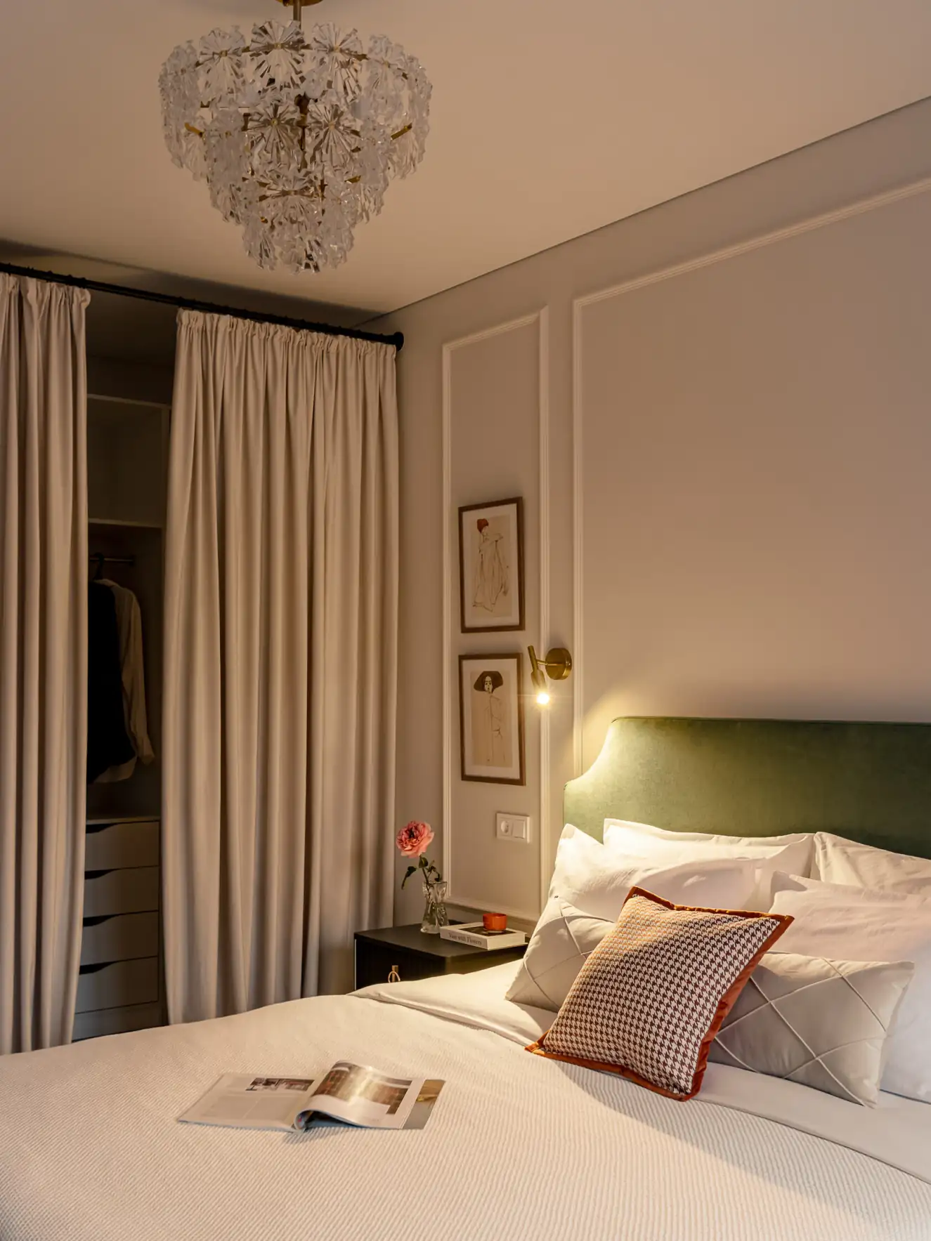 Finoman elegáns otthon egyedül élő hölgynek