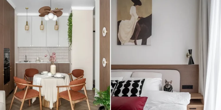 Izgalmas bézs színekkel felturbózva 40 m2-en