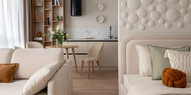 Lágy tónusok, finom kontrasztok: kis lakás sok használható ötlettel