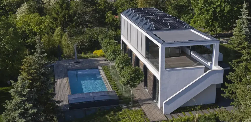 Kortárs villa a budai agglomerációban