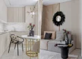 Sok fény és lágy ívek, elegancia és otthonosság kis alapterületen