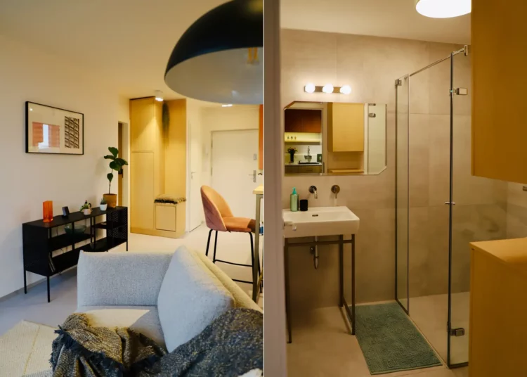 Saját ötletekkel újult meg ez a panorámás budai kislakás