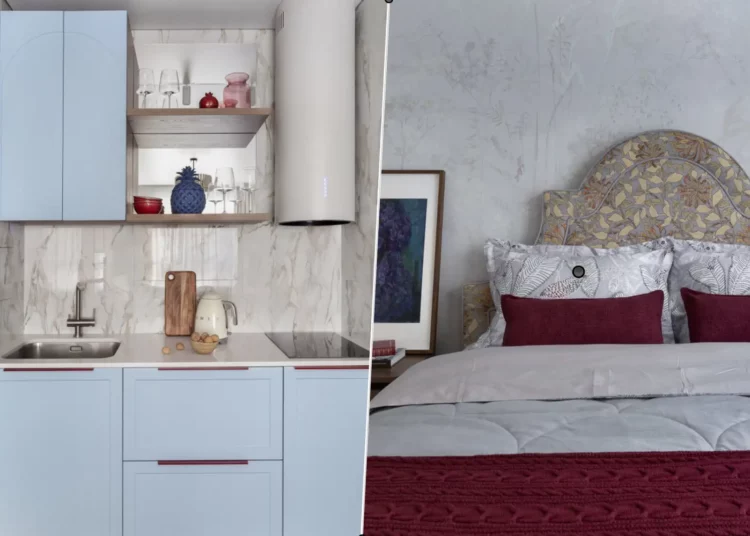 Átgondolt tárolás és otthonos részletek 35 négyzetméteren