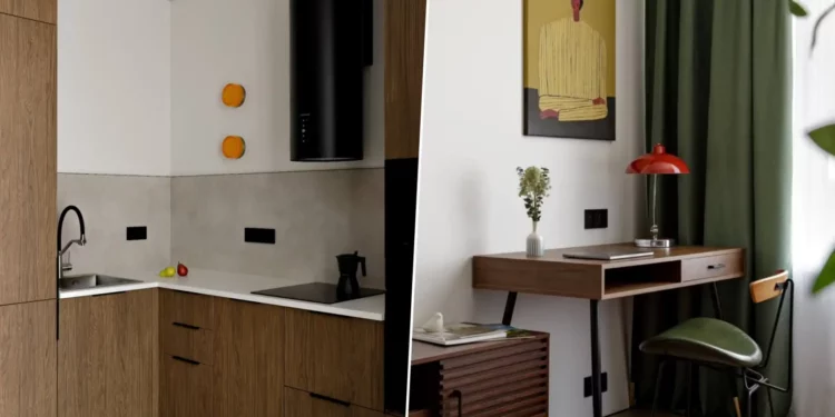 Vintage hangulatú kislakás berendezés