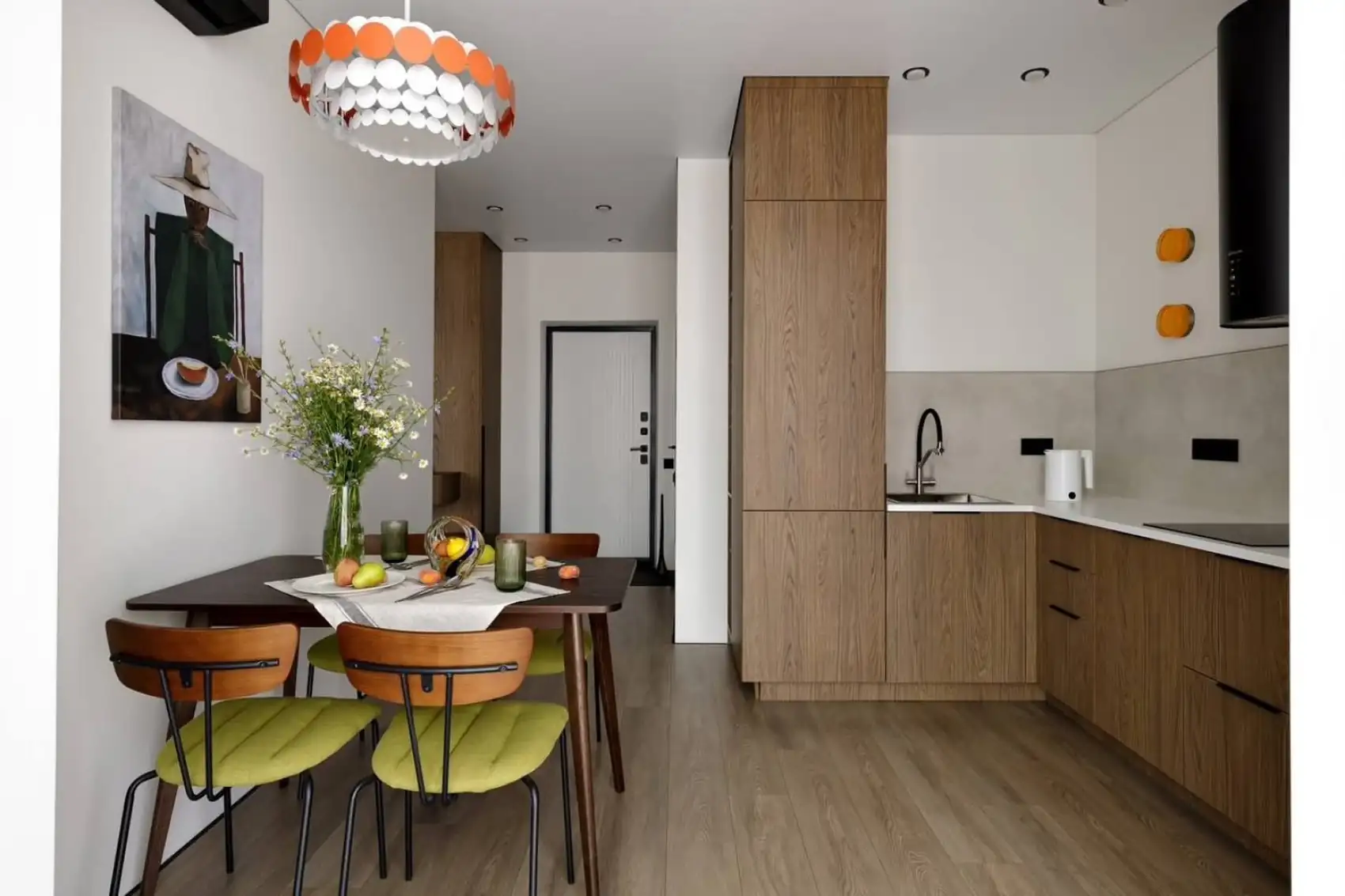 Vintage hangulatú kislakás berendezés