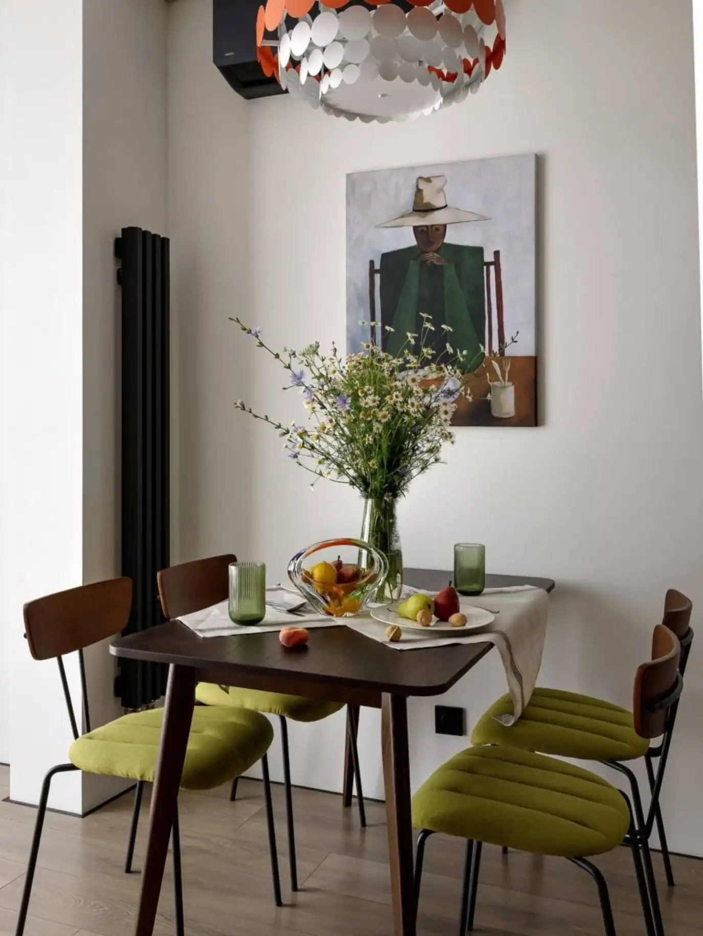 Vintage hangulatú kislakás berendezés