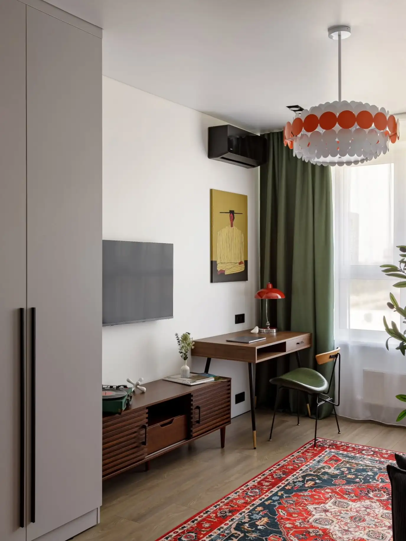 Vintage hangulatú kislakás berendezés