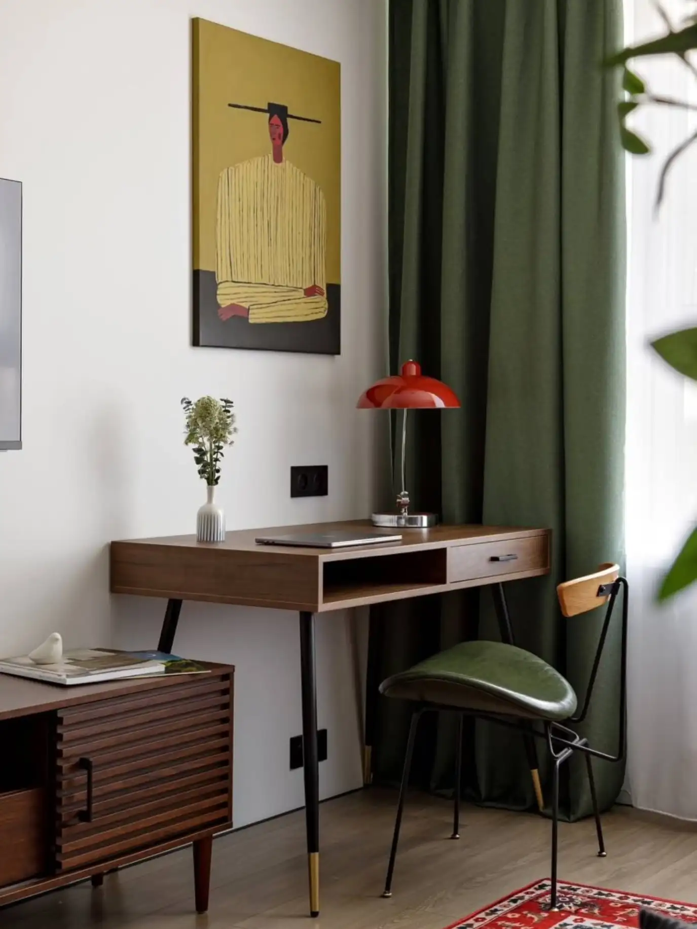 Vintage hangulatú kislakás berendezés