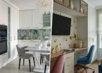 Világos, elegáns, finom luxust sugárzó enteriőr 66 m2-es lakásban