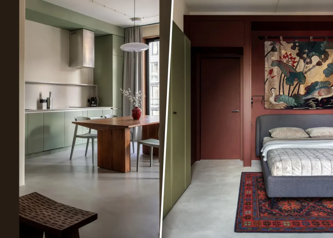 Bali nyugalma, Bauhaus és indusztriális hangulat 70 m2-en