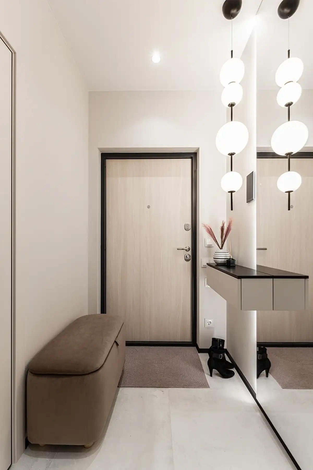 Tejfehér kis lakás: stílusos és praktikus élettér új, 40 m2-es lakásban