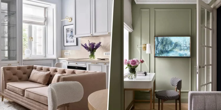 Ékszerdoboz lakás: fiatal hölgy modern klasszikus stílusú otthona, 52 m2