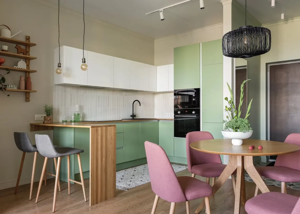 Élettel teli skandináv stílus 60 m2-es lakásban