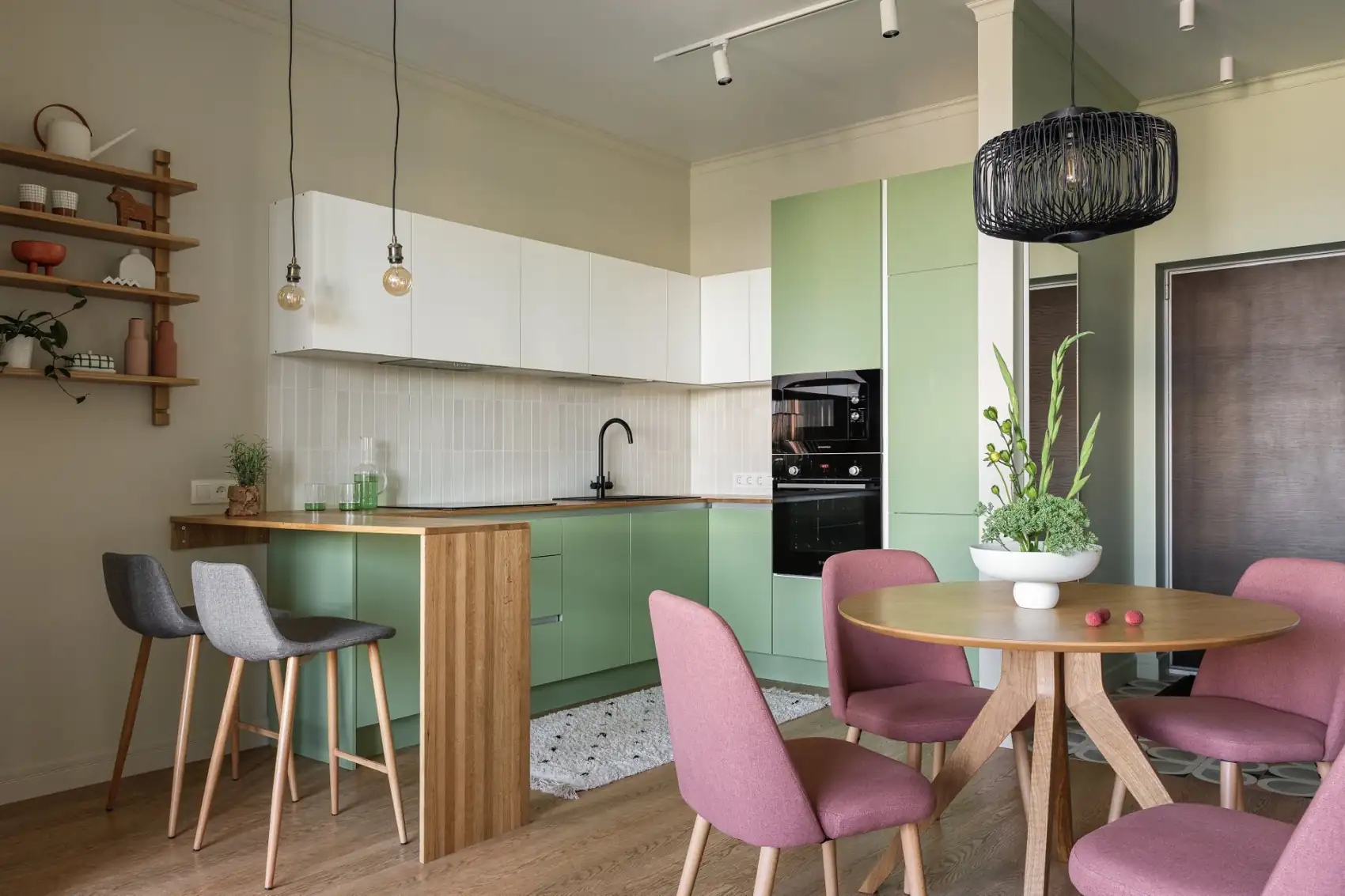 Élettel teli skandináv stílus 60 m2-es lakásban
