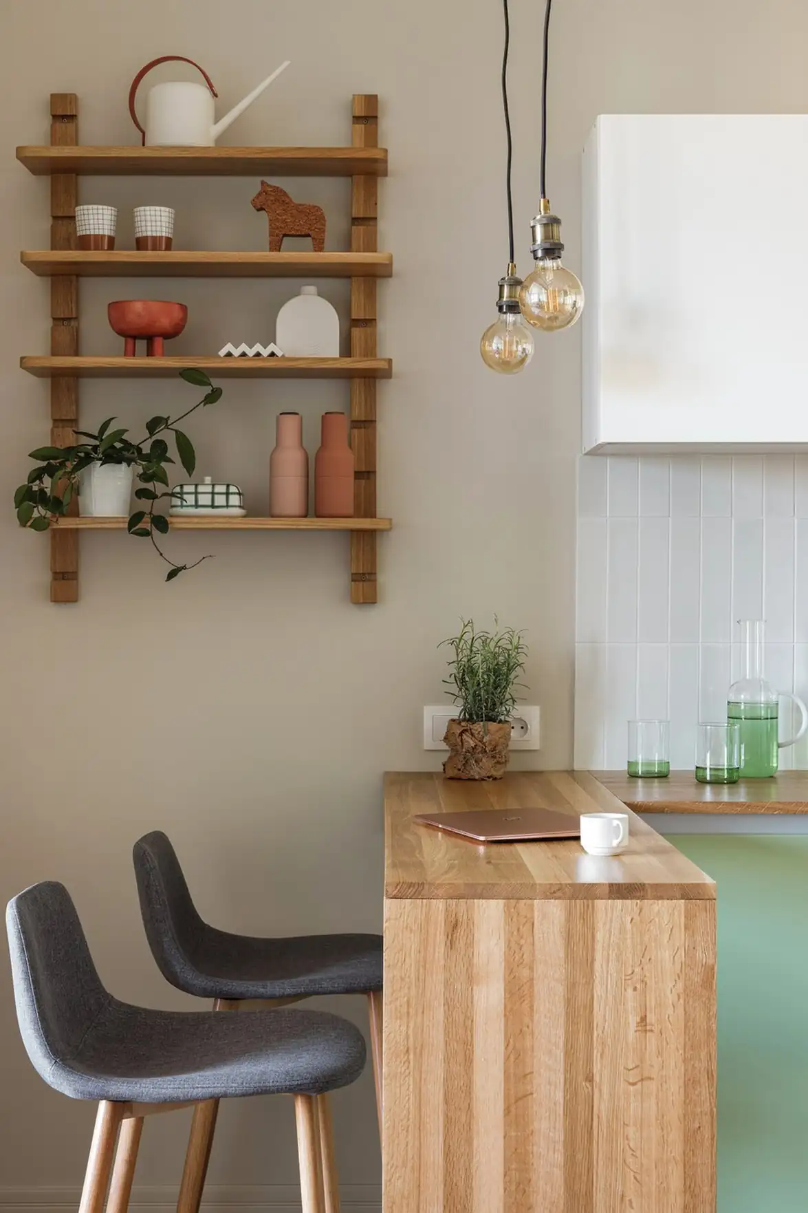 Élettel teli skandináv stílus 60 m2-es lakásban