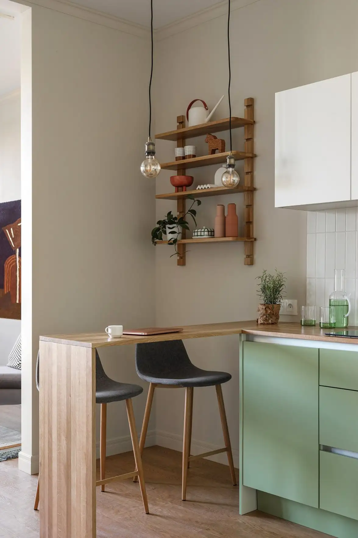 Élettel teli skandináv stílus 60 m2-es lakásban