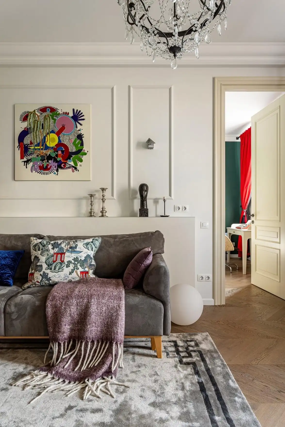Igényes felújítást kapott az elhanyagolt, 72 m2-es polgári lakás