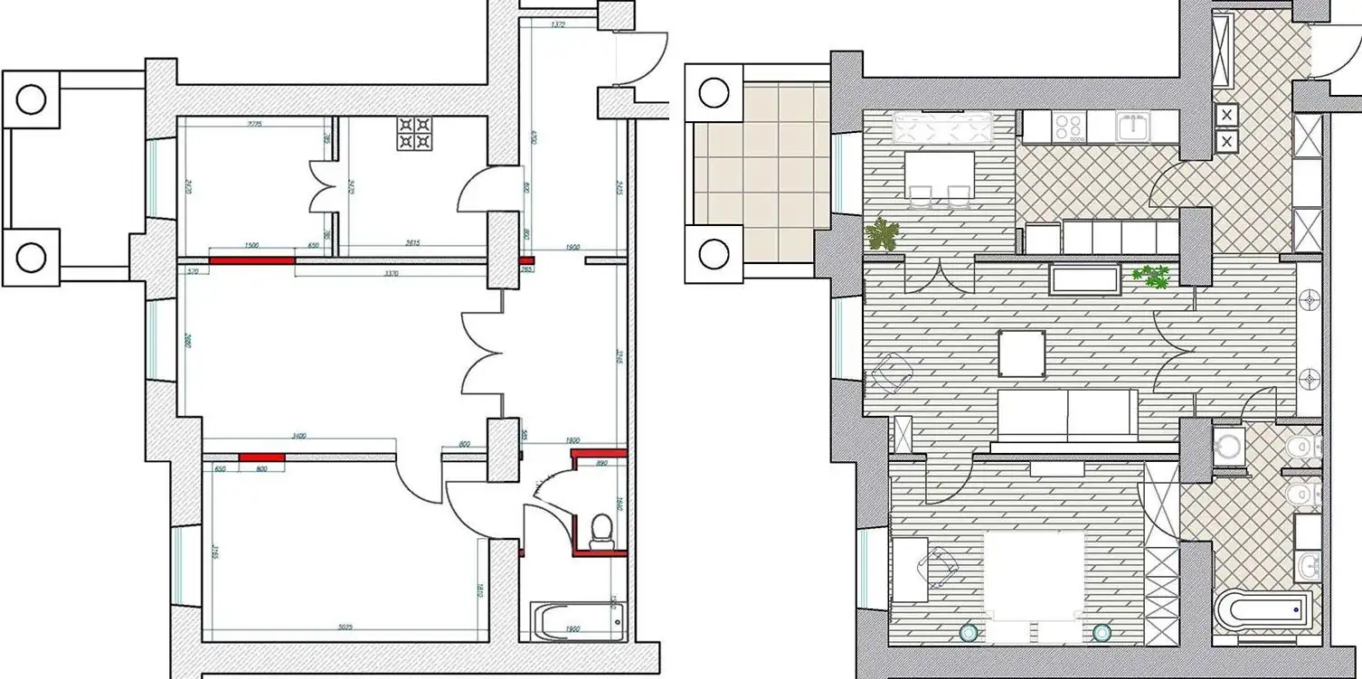 Igényes felújítást kapott az elhanyagolt, 72 m2-es polgári lakás