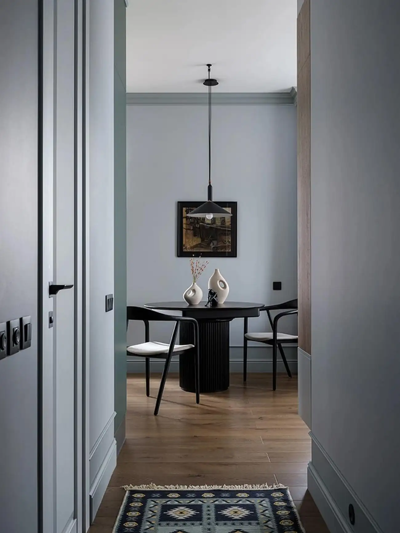 Érték- és időtálló berendezés 48 m2-es új lakóparki lakásban