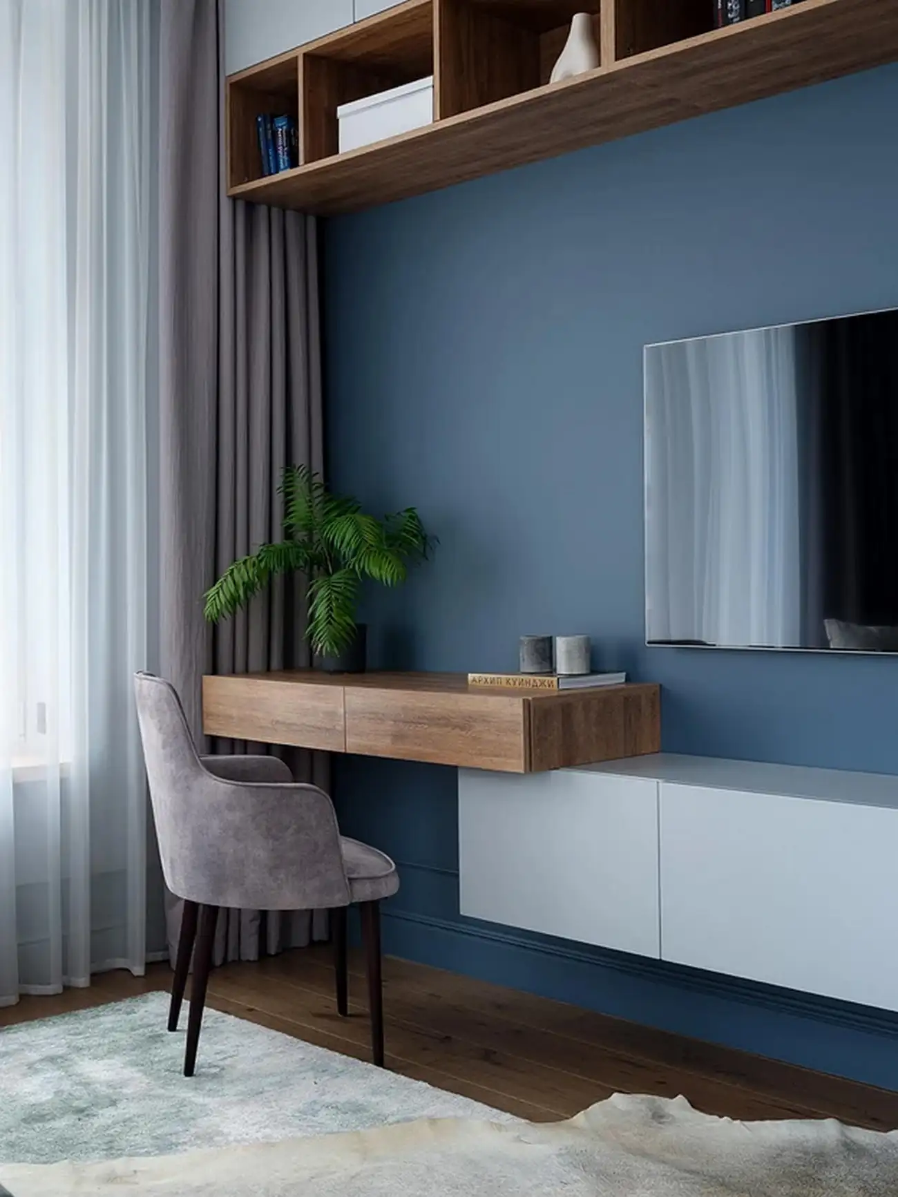 Érték- és időtálló berendezés 48 m2-es új lakóparki lakásban