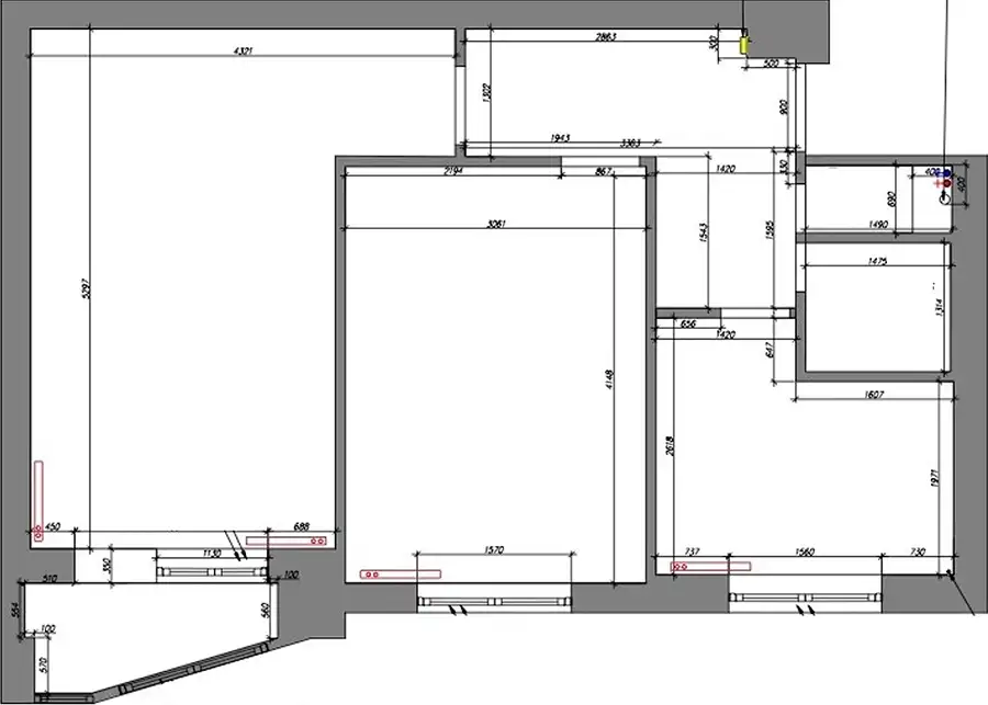 Felújítás modern minimalista stílusban 49 m2-en