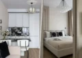 Modern, egyszerűen használható berendezés elegáns részletekkel, 33 m2