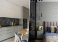 Nagyobb fürdőszoba és szeparált háló egyszobás, 51 m2-es lakásban