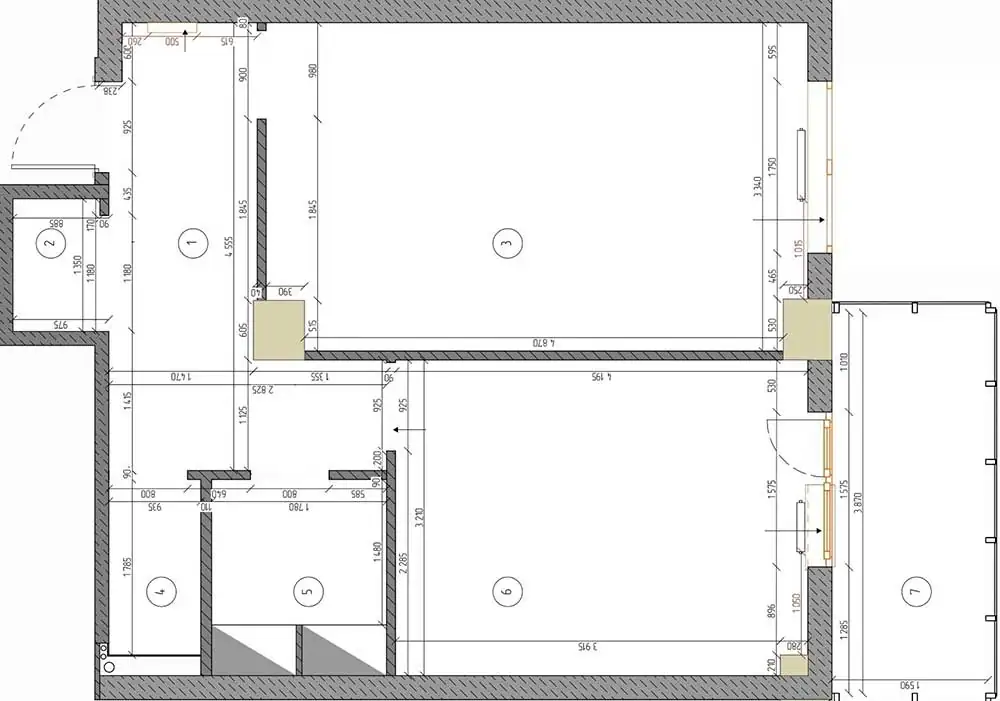 Nagyobb fürdőszoba és szeparált háló egyszobás, 51 m2-es lakásban