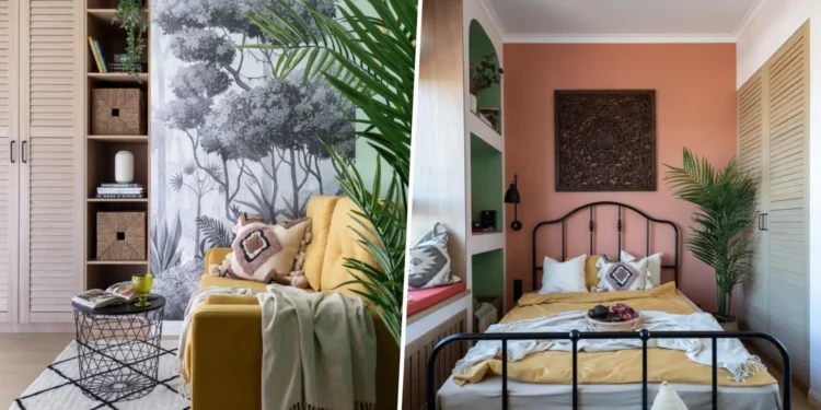 Pozitív hangulatú kislakás-enteriőr: színek és IKEA bútorok