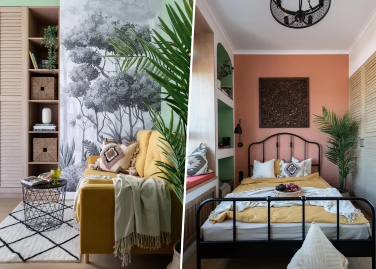 Pozitív hangulatú kislakás-enteriőr: színek és IKEA bútorok