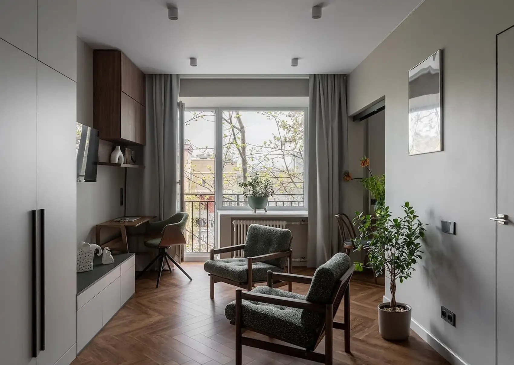 Jól szervezett és szép otthon 34 m²-es, egyszobás lakásban