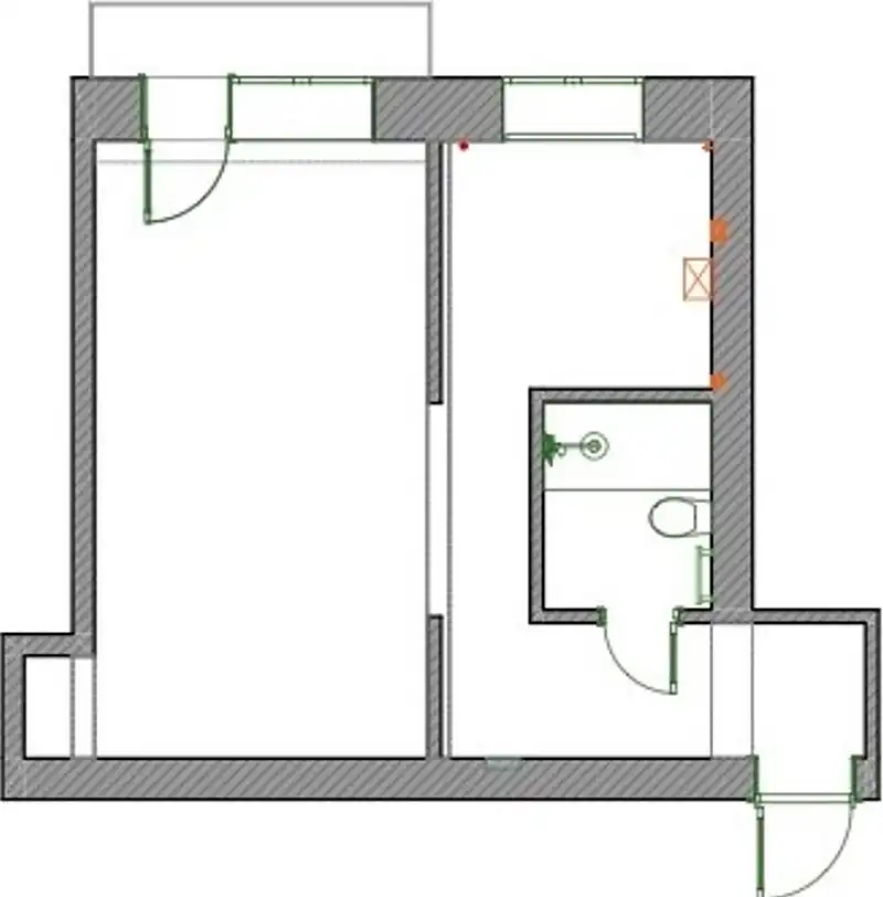 Jól szervezett és szép otthon 34 m²-es, egyszobás lakásban