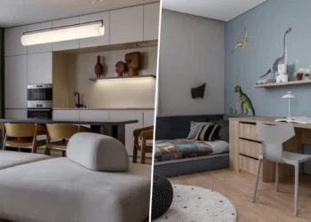 Puha minimalizmus és nyugodt hangulat fiatal család 80 m2-es otthonában
