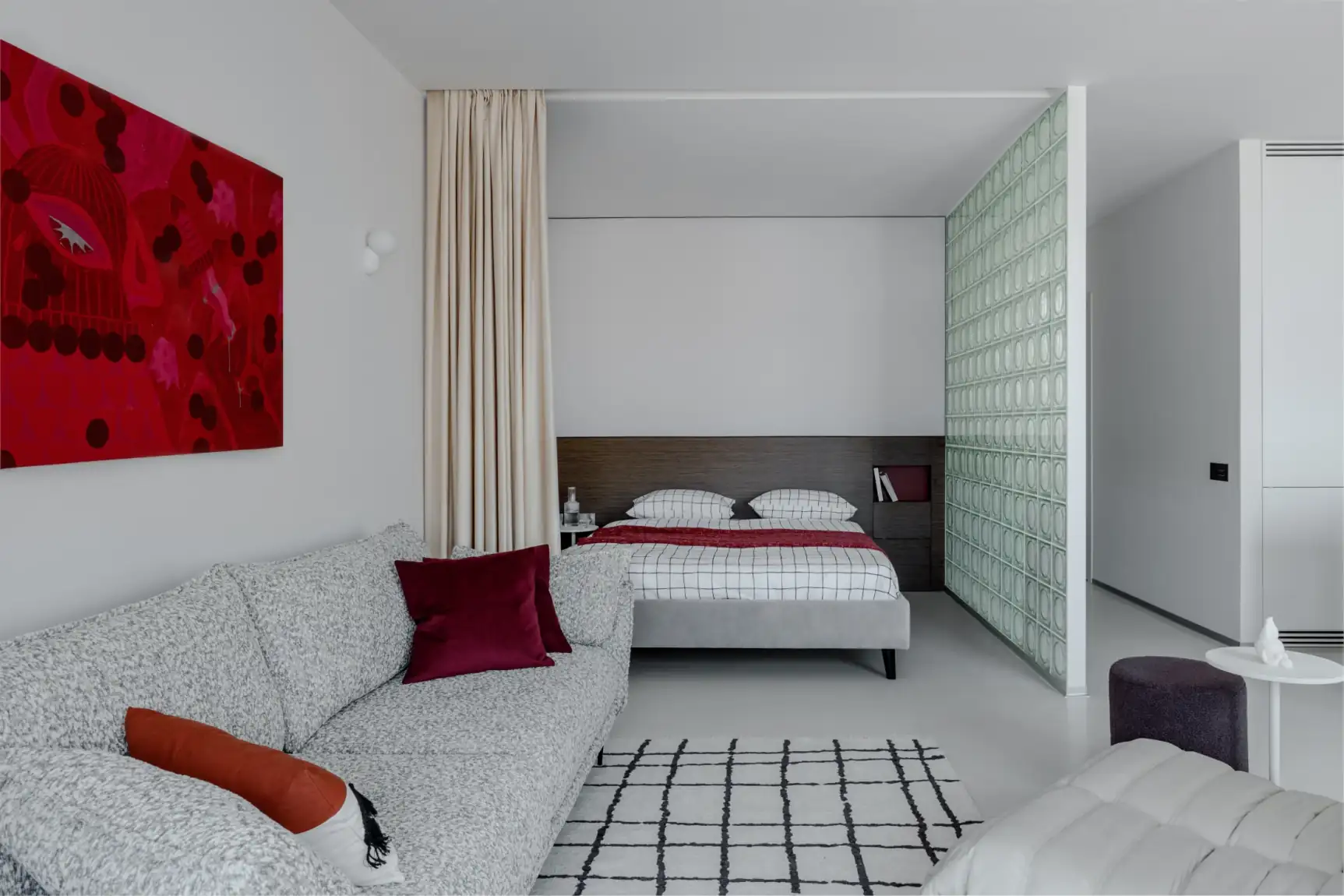 Vagány, modern berendezés 45 m2-en, fókuszban a nyitottság és fény