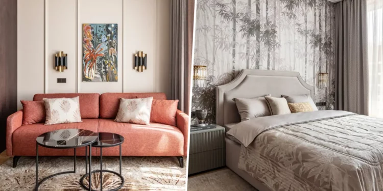 Csendes luxus: sötét fa, márványhatás és visszafogott elegancia